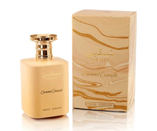 Taskeen Caramel Cascade – Paris Corner | Perfume Unisex Dulce Gourmand