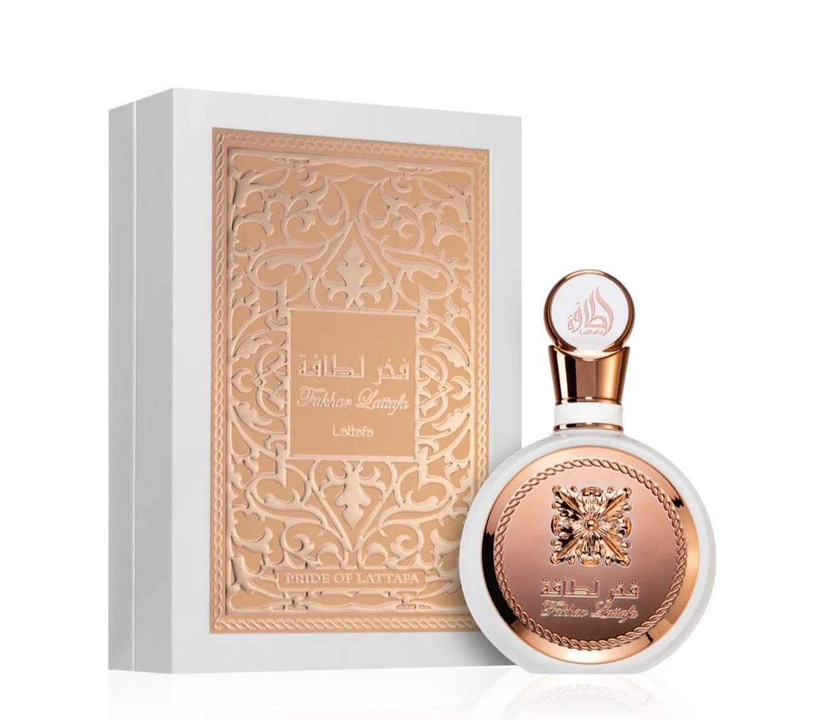 Fakhar Rose de Lattafa – Perfume Floral Elegante para Mujer