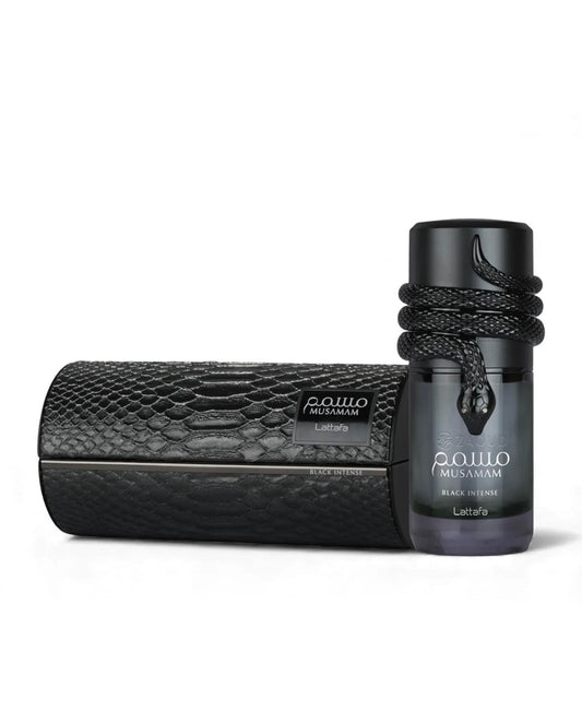 Musamam Black Intense – Lattafa | Perfume Unisex Amaderado Especiado