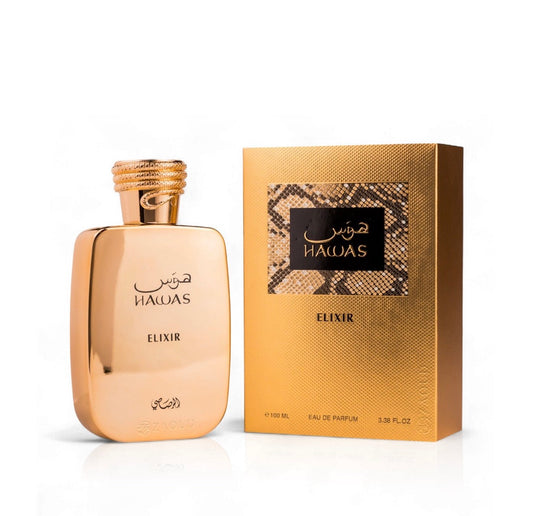 Hawas Elixir – Rasasi | Perfume Hombre Oriental Amaderado Dulce